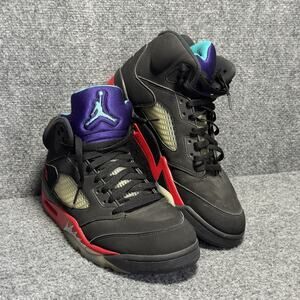 Nike Air Jordan 5 Retro Top 3 Black Red Grape (CZ1786-001) Mens (Size 10.5) Rare